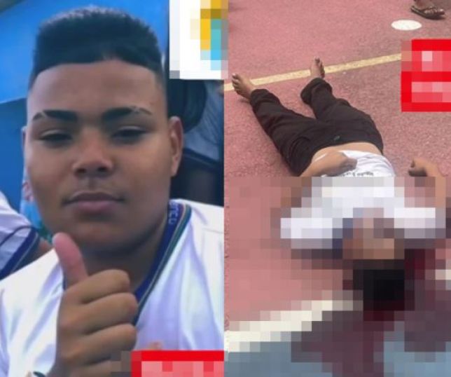 Not Cias Imagens Fortes Estudante De Anos Assassinado A Tiros